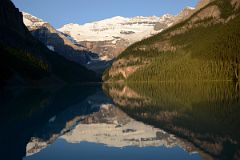 31 Mount Victoria Reflected In Water Of Lake Louise Early Morning